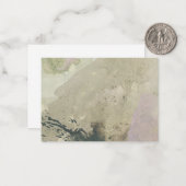 "砂の歩く":オリジナル抽象芸術ノートカード ノートカード (正面/裏面インサイチュ)