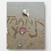 砂の殻とビーチで フォトプラーク (正面)