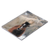 砂の洗面器からのKahluaそしてAvocet ノートブック (左側)