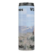 砂の洗面器の野生の馬の戦士旅行 タンブラー (裏面)