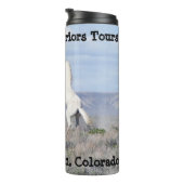 砂の洗面器の野生の馬の戦士旅行 タンブラー (回転右)