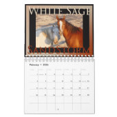 砂の洗面器、コロラド州の野生の馬 カレンダー (2月 2026)