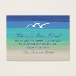 砂の海とシーグル |結婚式の引き出物ラベル