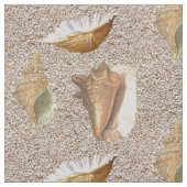 砂の海の貝 ファブリック (クローズアップ)