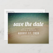砂の海ビーチウェディング Save the Date 案内ポストカード (正面/裏面)