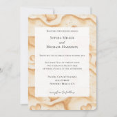 砂の熱帯ハート結婚ズ 招待状 (正面)