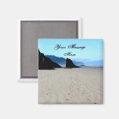 砂の磁石の足跡 マグネット (正面/裏面)