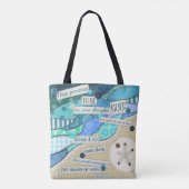 "砂の穀物"の聖なる書物、経典のビーチのトートバック トートバッグ (裏面)