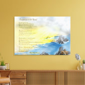 砂の絵画足跡 キャンバスプリント (インサイチュ (リビング))