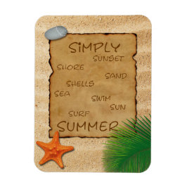 砂の背景にパーチメント – フレキシブル磁石 マグネット