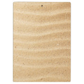 砂の背景-クリップボードの羊皮紙 クリップボード (裏面)