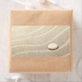 砂の背景（ホワイトストーン） ラベル (インサイチュ)