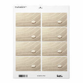 砂の背景（ホワイトストーン） ラベル (フルシート)