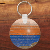 砂の詩の足跡 キーホルダー (正面)