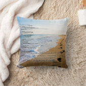 砂の詩の足跡 クッション (ブランケット)