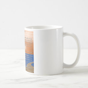 砂の詩の足跡 コーヒーマグカップ