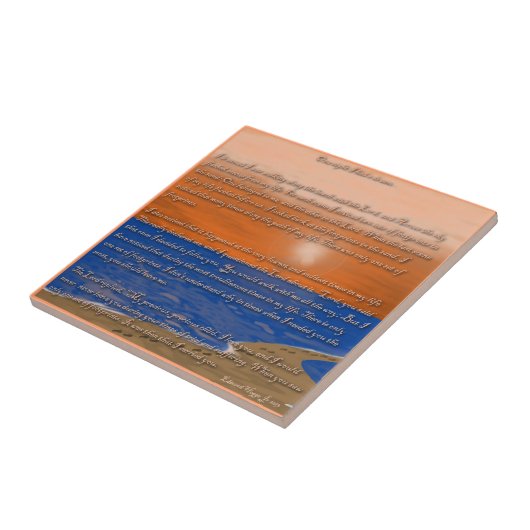 砂の詩の足跡 タイル (側面)