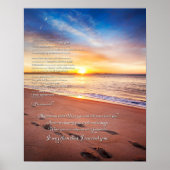 砂の詩の足跡 ポスター (正面)