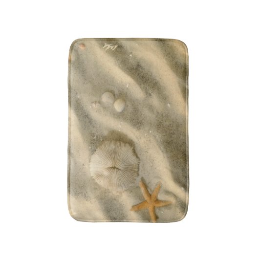 砂の貝殻 バスマット (正面縦)