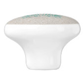 砂の質の水の海の貝 セラミックノブ (側面)