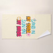 砂の足の指、太陽の鼻 バスタオル (バスタオル)