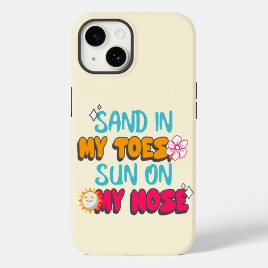 砂の足の指、太陽の鼻 Case-Mate iPhoneケース (裏面)