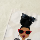 砂の足指。本を手元に。ビーチタオル ビーチタオル (インサイチュ)