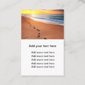 砂の足跡テーマ名刺 名刺 (正面)