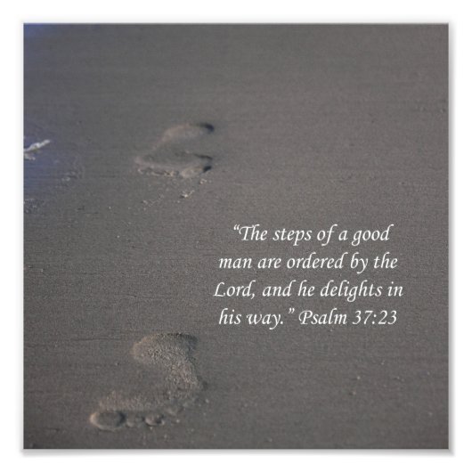 砂の足跡37:23聖なる書物、 経典プリント フォトプリント            (正面)