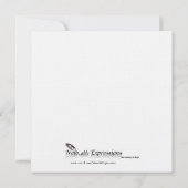 砂の足跡 アニバーサリー ご招待 招待状 (裏面)