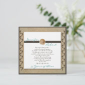 砂の足跡 アニバーサリー ご招待 招待状 (スタンド正面)