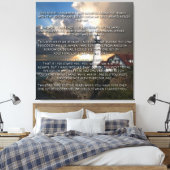 砂の足跡 キャンバスプリント (インサイチュ (寝室))