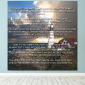 砂の足跡 キャンバスプリント (インサイチュ (ウッドフロア))