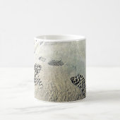 砂の足跡 コーヒーマグカップ (中央)