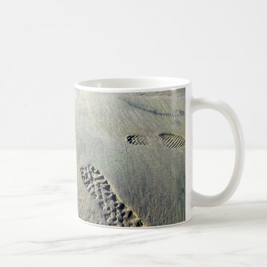 砂の足跡 コーヒーマグカップ (右)