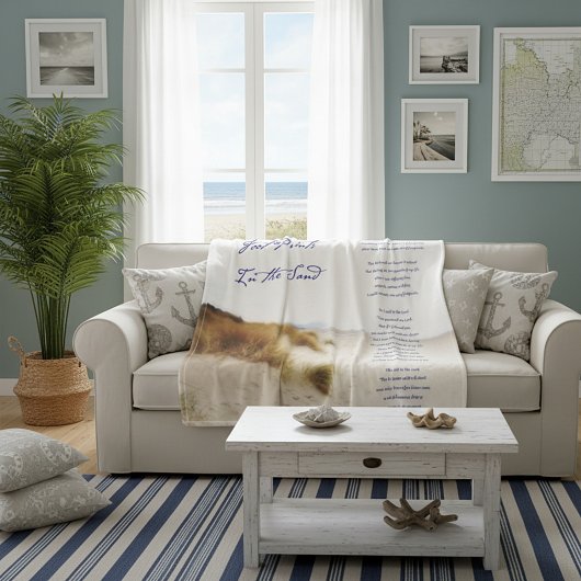 砂の足跡 シェルパブランケット