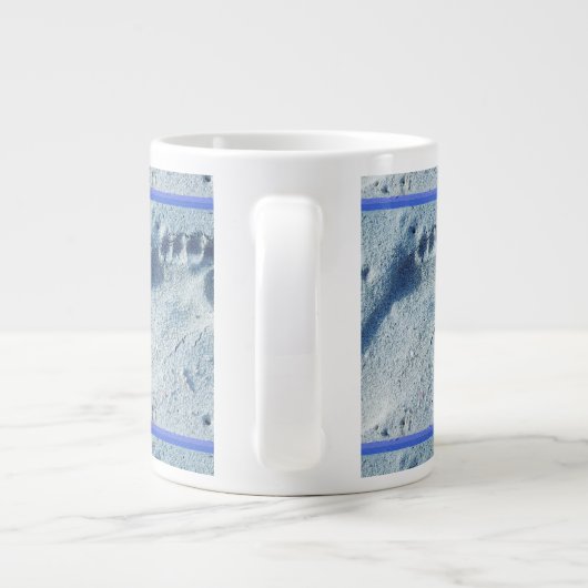 砂の足跡 ジャンボコーヒーマグカップ (裏面)