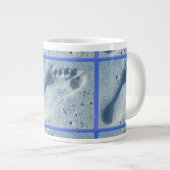砂の足跡 ジャンボコーヒーマグカップ (正面右)