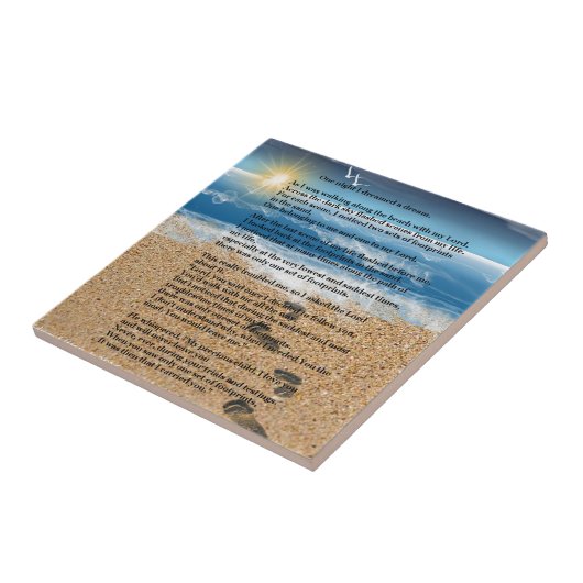 砂の足跡 タイル (側面)