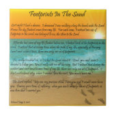 砂の足跡 タイル (正面)