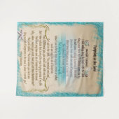 砂の足跡 タペストリー (正面(横))