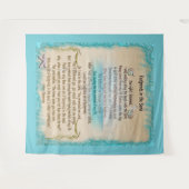 砂の足跡 タペストリー (正面(横))