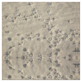 砂の足跡 ファブリック (クローズアップ)