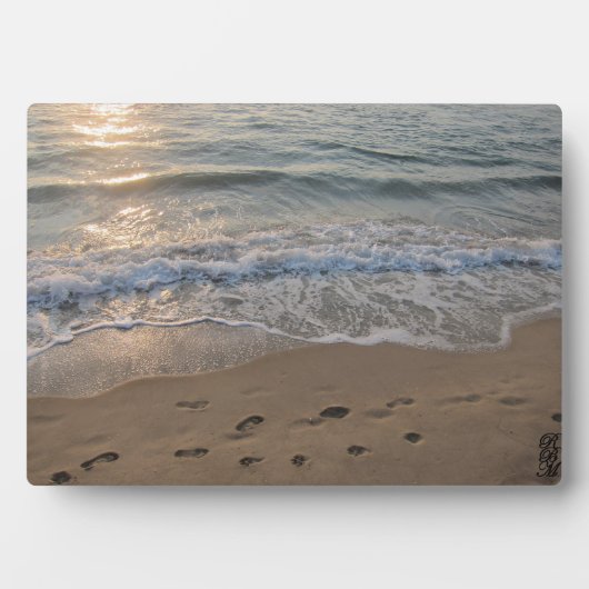 砂の足跡 フォトプラーク (正面)