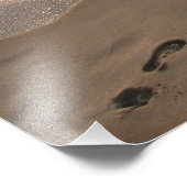 砂の足跡 フォトプリント            (角)