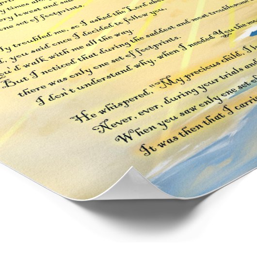 砂の足跡… ポスター (角)