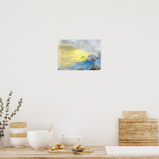 砂の足跡… ポスター (キッチン)