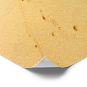 砂の足跡 ポスター (角)