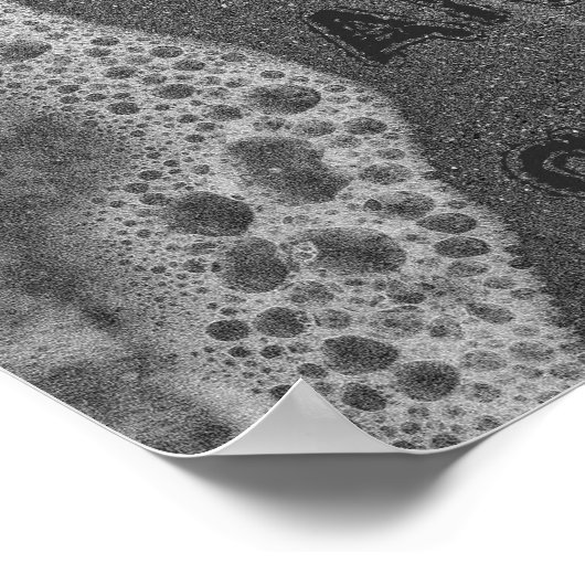 砂の足跡 ポスター (角)