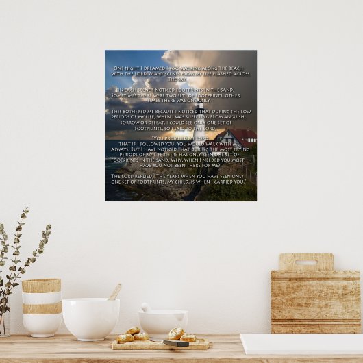 砂の足跡 ポスター (キッチン)